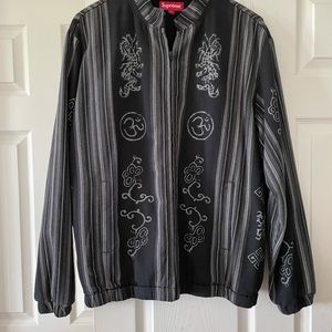 NWOT Supreme Woven Striped Batik Jacket
